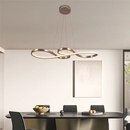 Modern LED Pendant Chandelier Dimmable Acrylic Ceiling Light – Hanging Ceiling Lamp for Dining Room, Living Room, Bedroom & Hotel Interior Decor