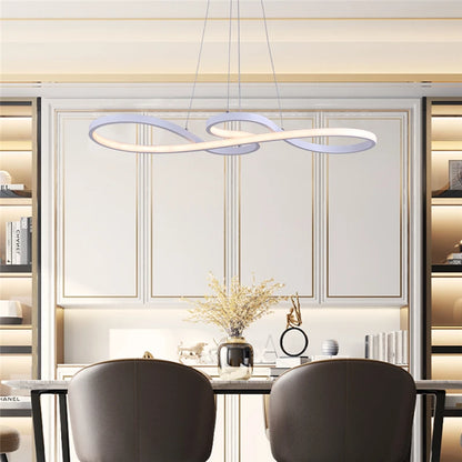 Modern LED Pendant Chandelier Dimmable Acrylic Ceiling Light – Hanging Ceiling Lamp for Dining Room, Living Room, Bedroom & Hotel Interior Decor