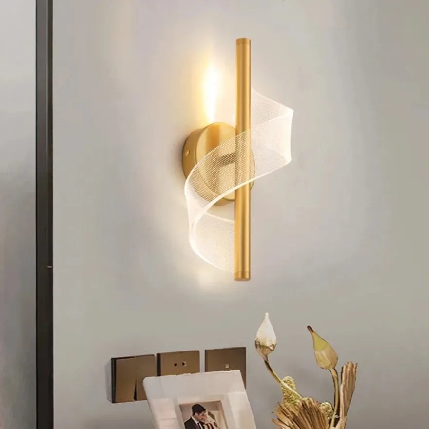 Nordic LED Wall Light Modern Minimalist Up & Down Wall Sconce – 3 Color Adjustable Bedroom Living Room Study Balcony Indoor Lighting Fixture
