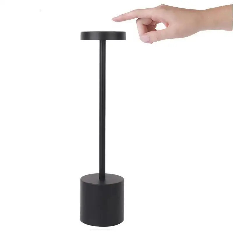 Portable Rechargeable Cordless LED Table Lamp – Touch Control Dimmable Bedside Night Light with 3 Color Modes for Bedroom, Desk, Restaurant & Room Decor