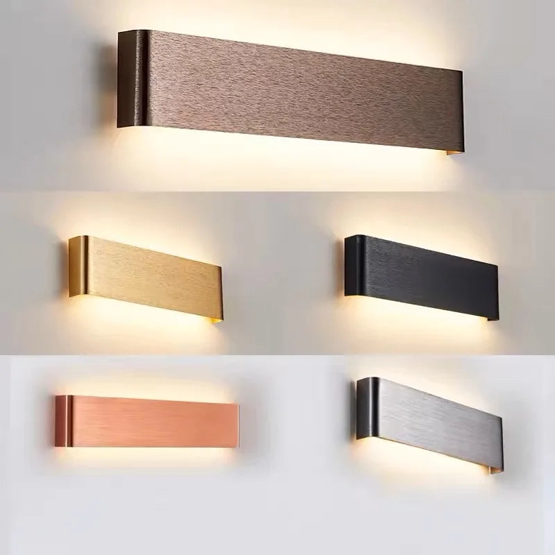 Modern LED Wall Light Up & Down Sconce Lamp – Aluminium Indoor Wall Mounted Lighting Fixture for Bedroom, Living Room, Hallway, Bathroom & Home Decor