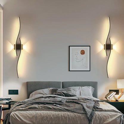 Modern LED Wall Light 12W–18W Minimalist Wall Lamp – Aluminium Indoor Wall Mounted Lighting Fixture for Living Room, Bedroom, TV Wall, Kitchen & Home Decor
